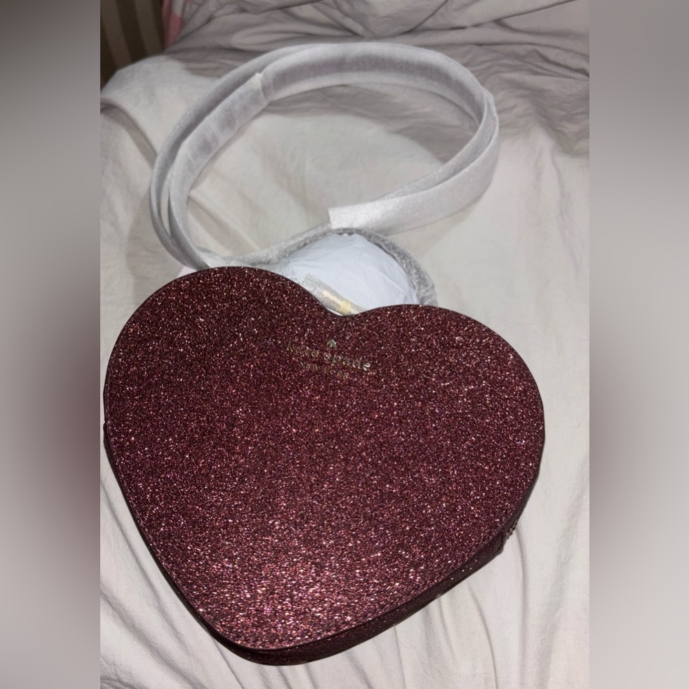 Kate Spade love shack glitter heart crossbody
